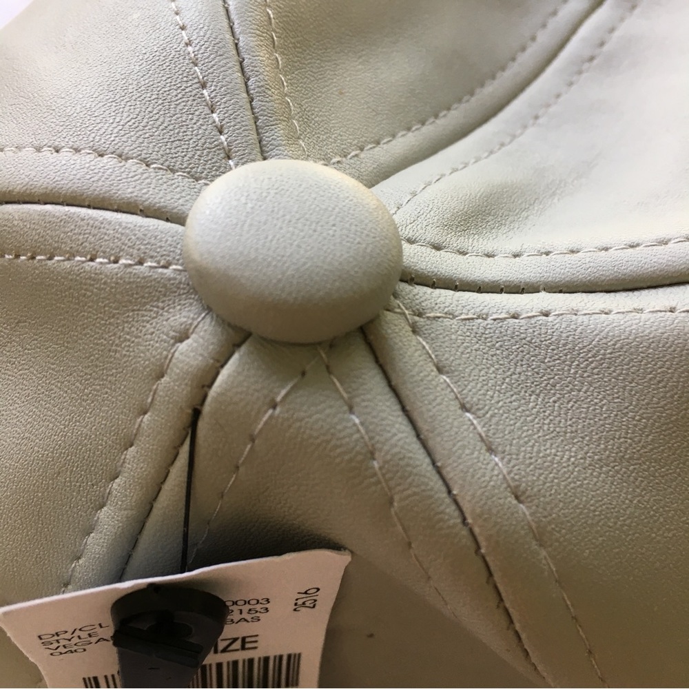NET WET SEAL VEGAN LEATHER BASEBALL CAP ADJUSTABLE - Picture 6 of 7